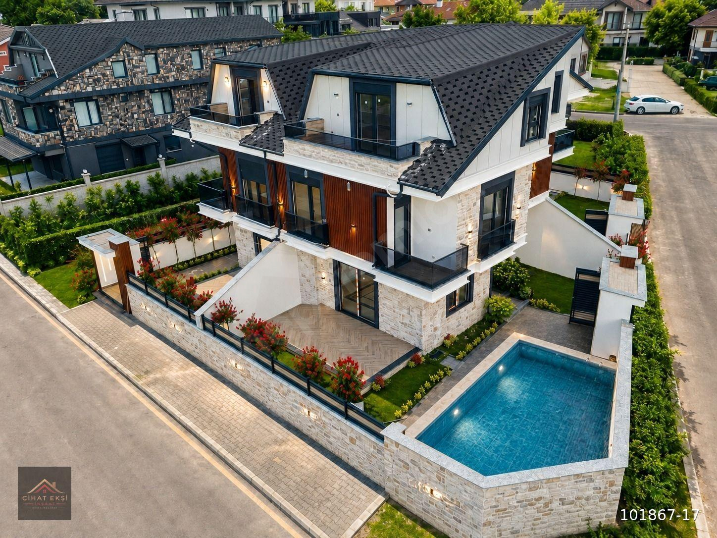 4+1 *DENİZE 100 MT.* MÜSTAKİL HAVUZ&BAHÇE ULTRA LÜKS VİLLA!!
