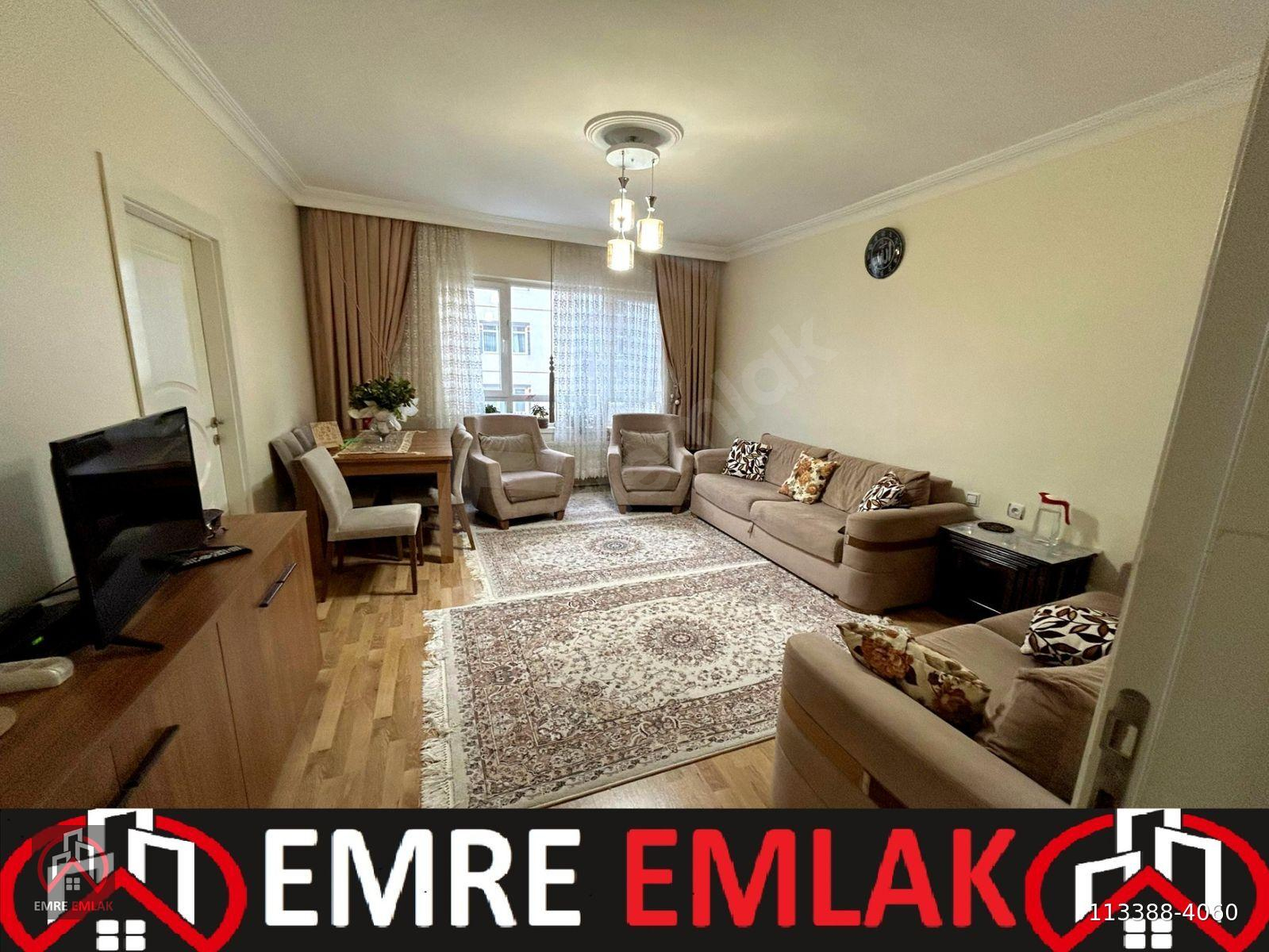 EMRE EMLAK'TAN MAREŞAL ÇAKMAK'TA ÇİFT BALKON ARAKAT MASRAFSIZ 3+1 SATILIK DAİRE
