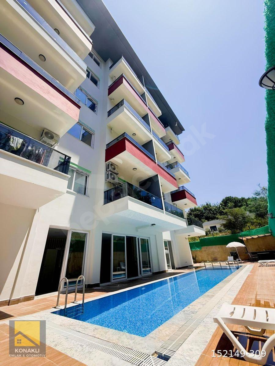 AVSALLAR'DA SATILIK LÜKS EŞYALI KAT MÜLKİYETLİ SATILIK 1+1