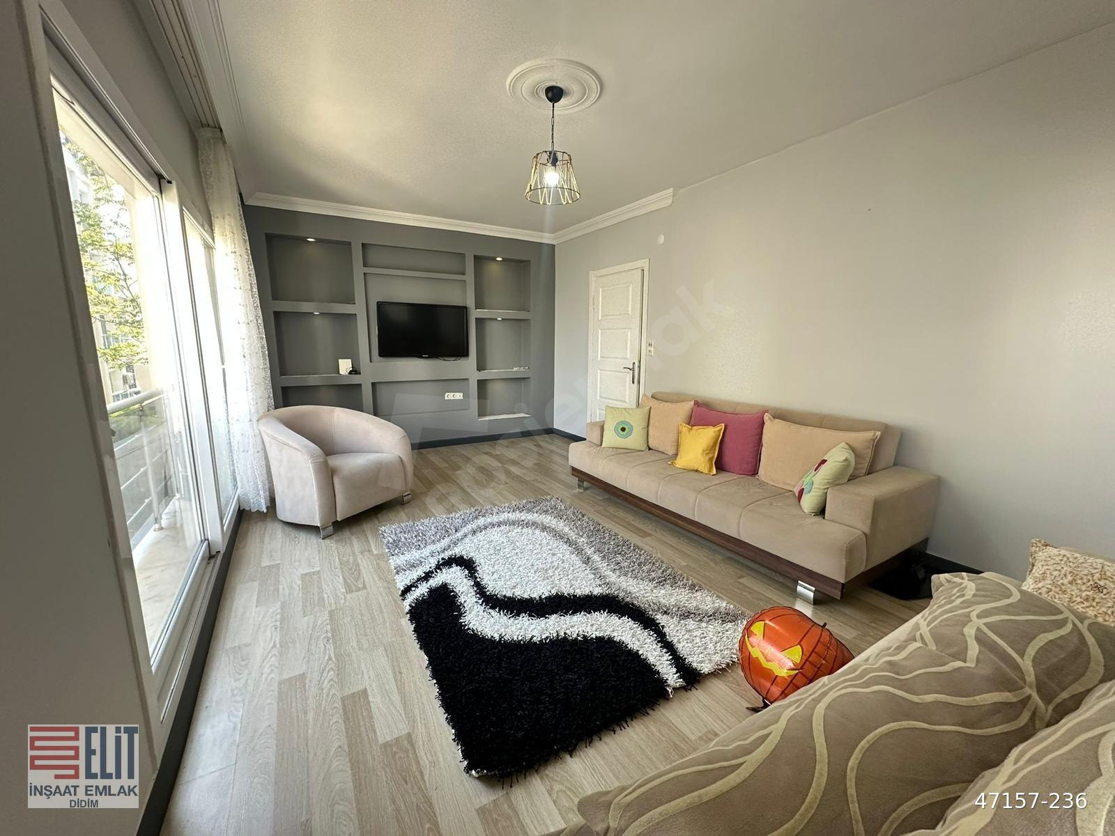 Didim Şehir Merkezinde Asansörlü Binada Ara Kat 3+1 Eşyalı Daire