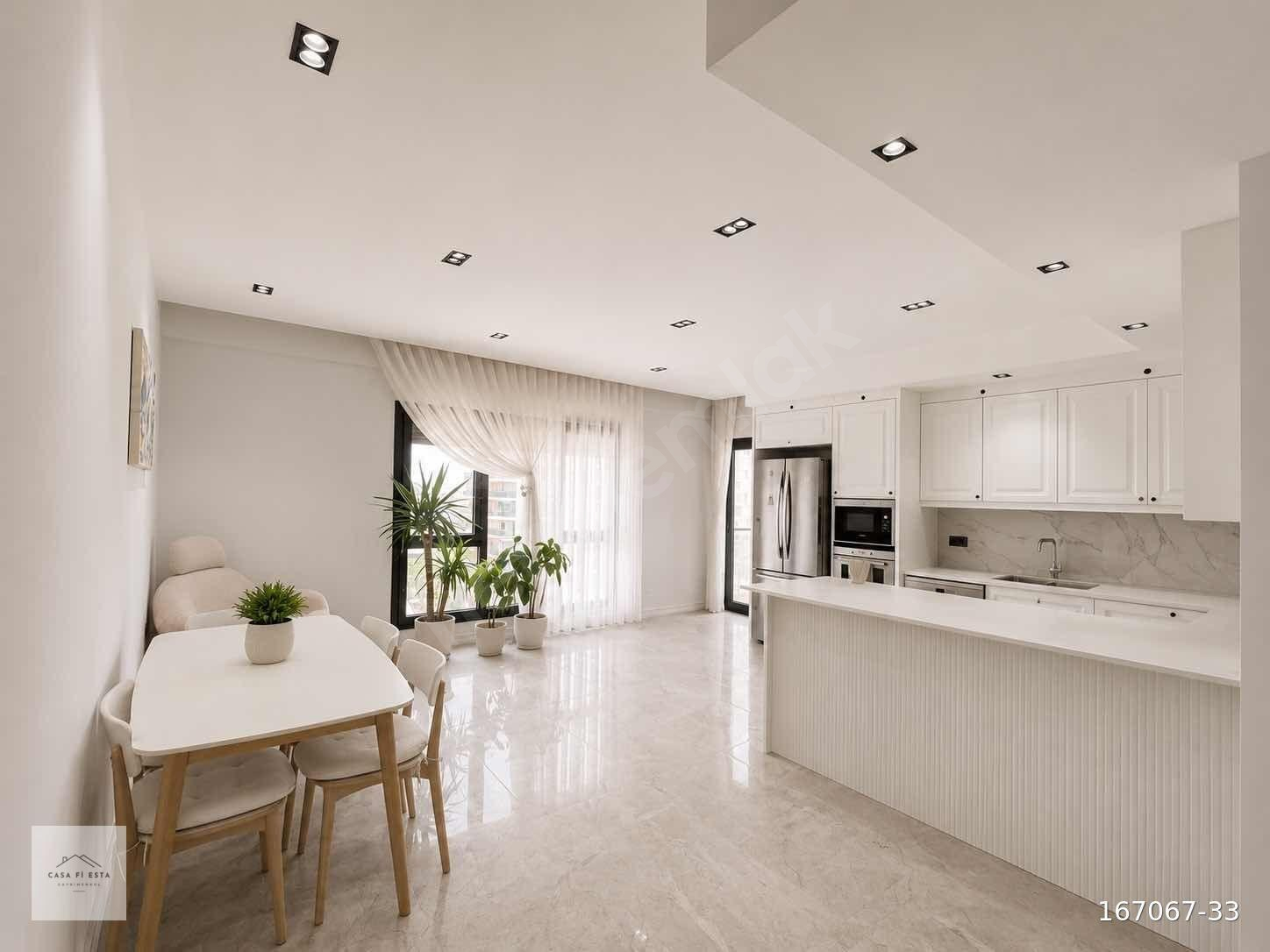 CASA MİA SİTESİ'NDE SATILIK 3.5+1 LÜKS AKILLI DAİRE | HAVUZLU