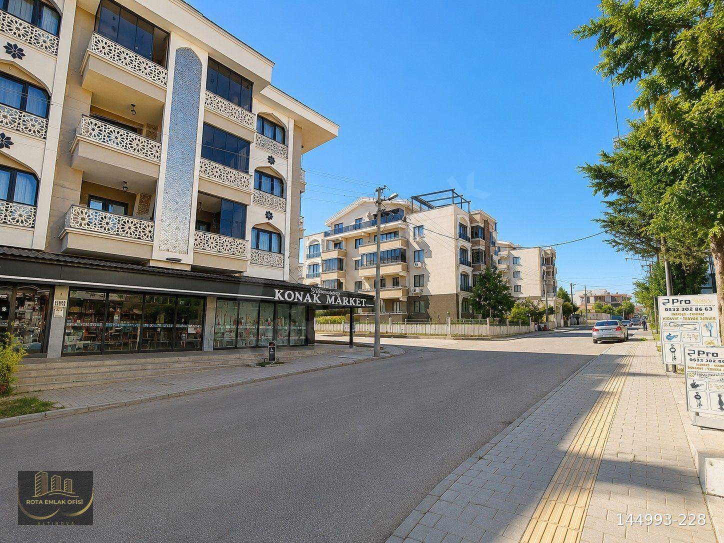 ROTA'DAN AS KONAK'TA DENİZ MANZARALI 120 m² NET 4+1 ÇATI DUBLEKS