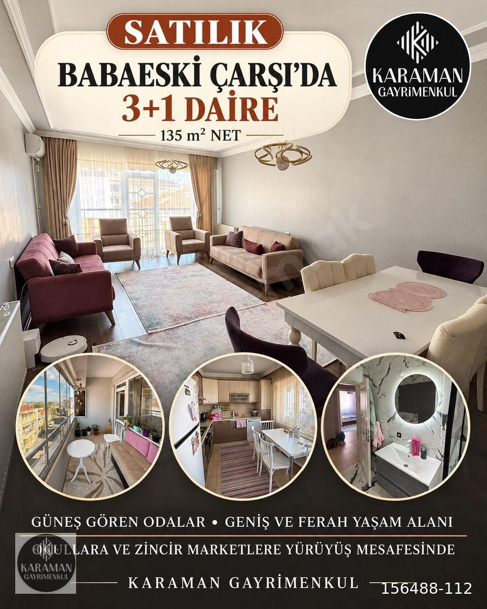 BABAESKI ÇARŞI’DA SATILIK 3 + 1 FIRSAT DAIRE