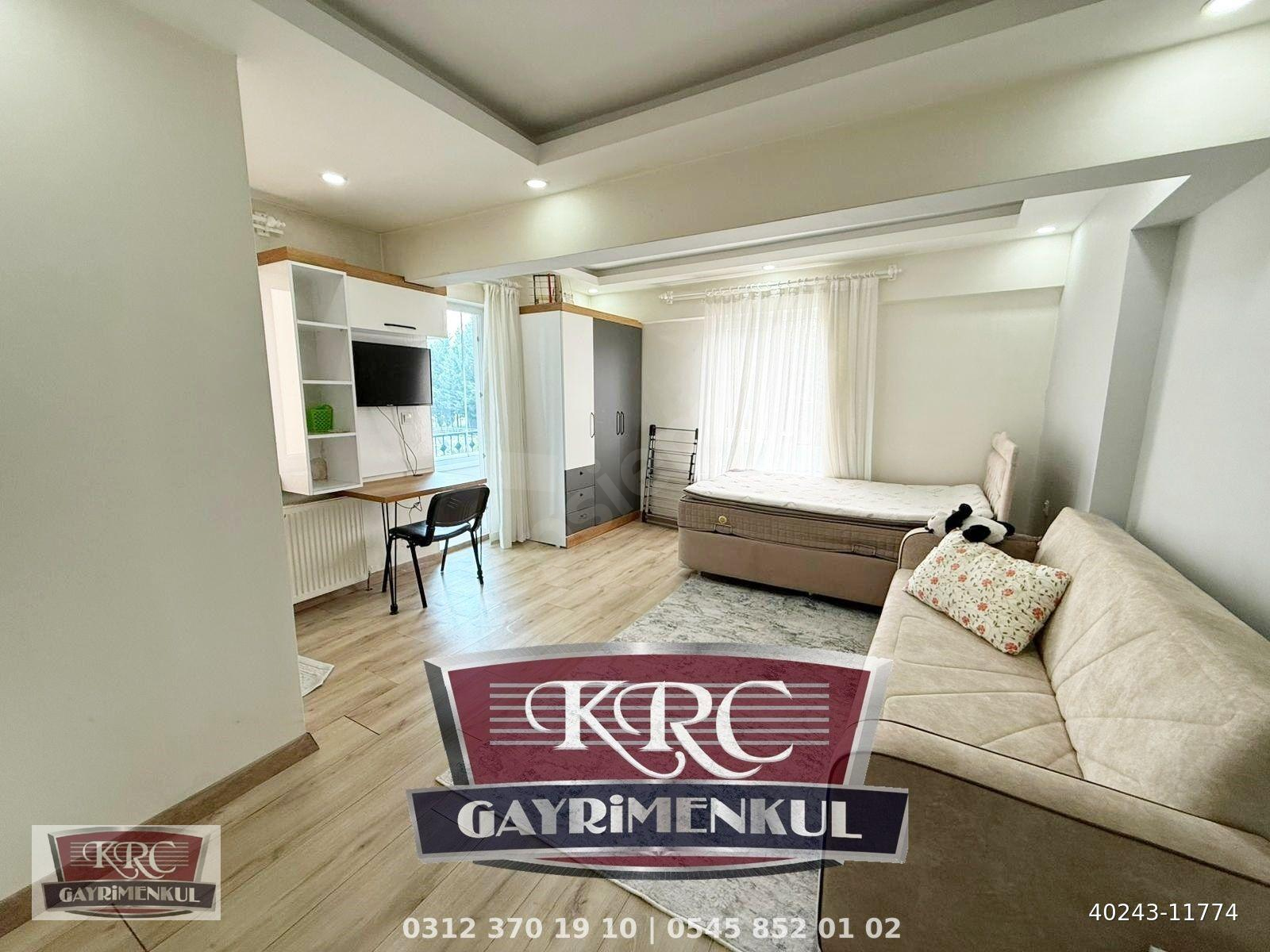 KRC'DEN ÇAĞLAYAN MAHALLESİNDE 1+0 EŞYALI KİRALIK DAİRE