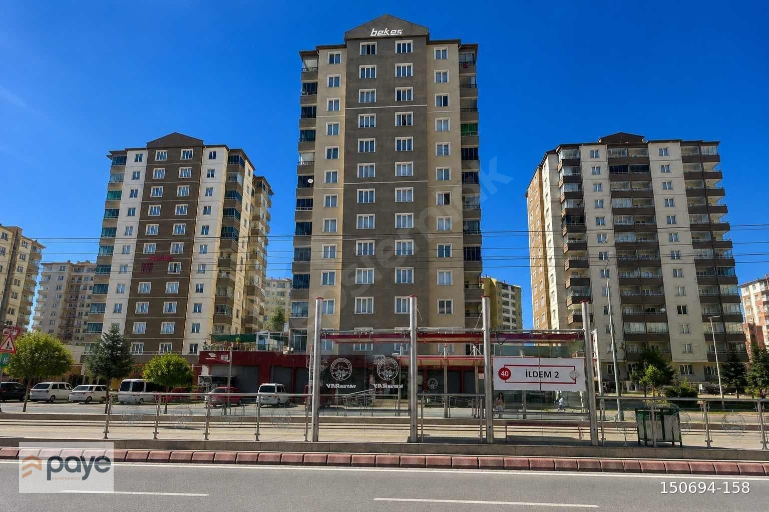 İLDEM TRAMVAY DURAĞININ KARŞISINDA GENİŞ 3+1 KİRALIK DAİRE