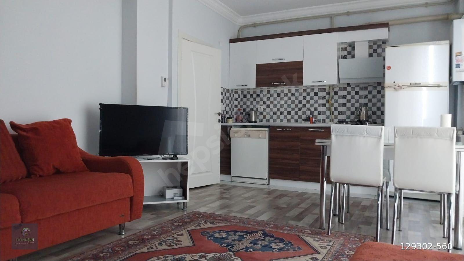 DÖNÜŞÜM EMLAKTAN MAHSEN MAHALLESİNDE 2+0 EŞYALI DAİRE