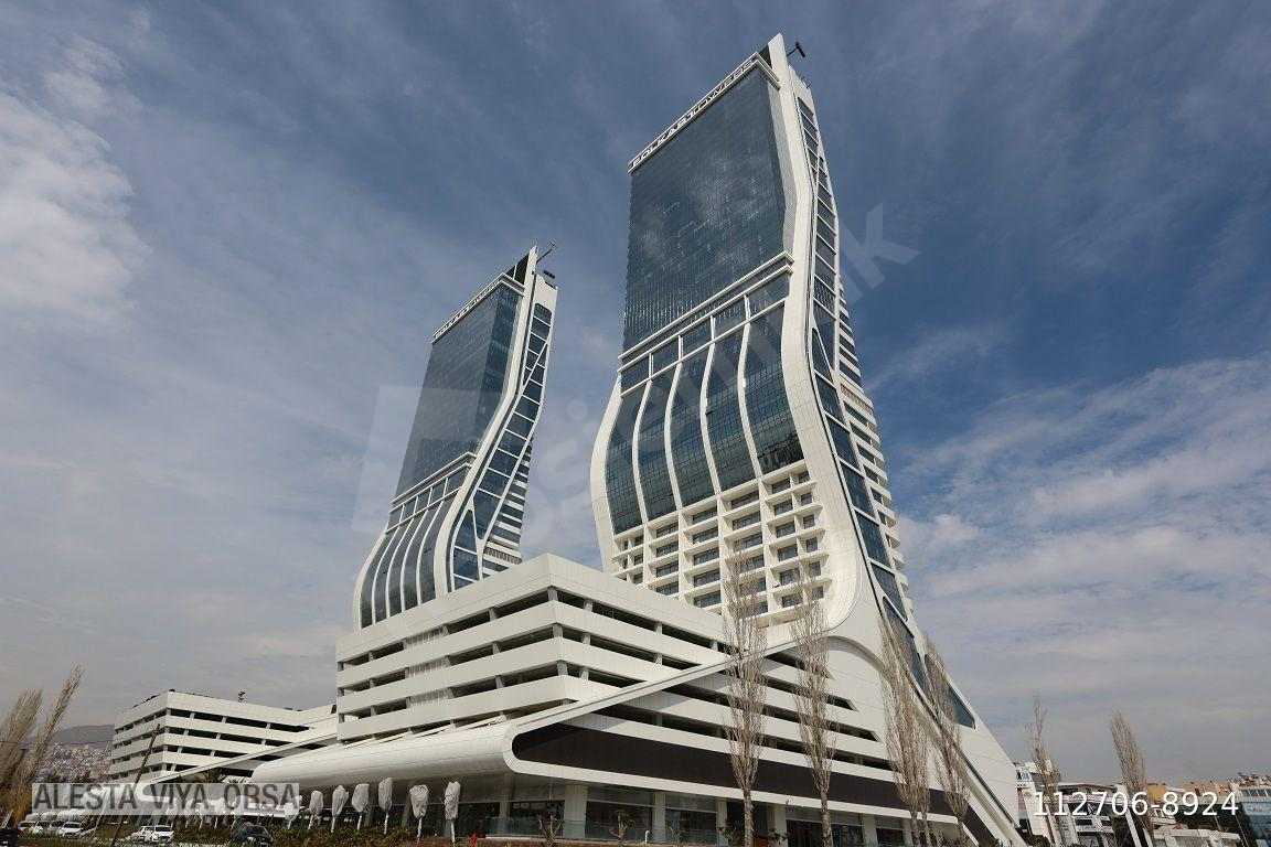Folkart Towers Eşyalı SATILIK Büyük Tip Balkonlu Daire