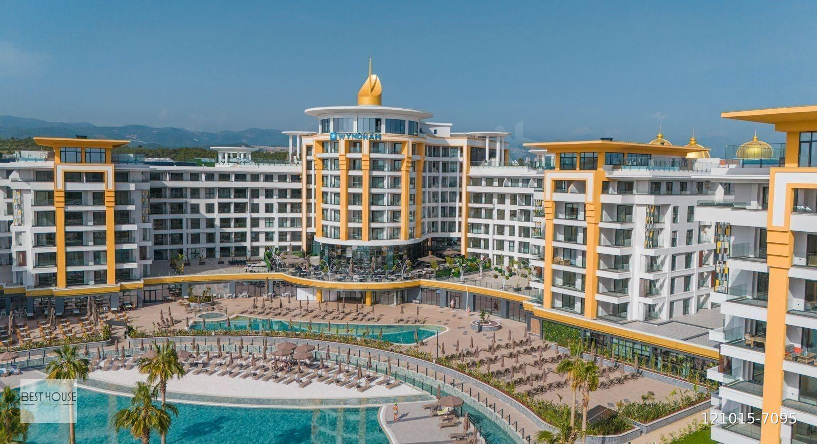 ALANYA TÜRKLERDE 5 YILDIZLI OTEL KONSEPTLİ YERDEN ISITMATLI 2+1 SATILIK DAİRE