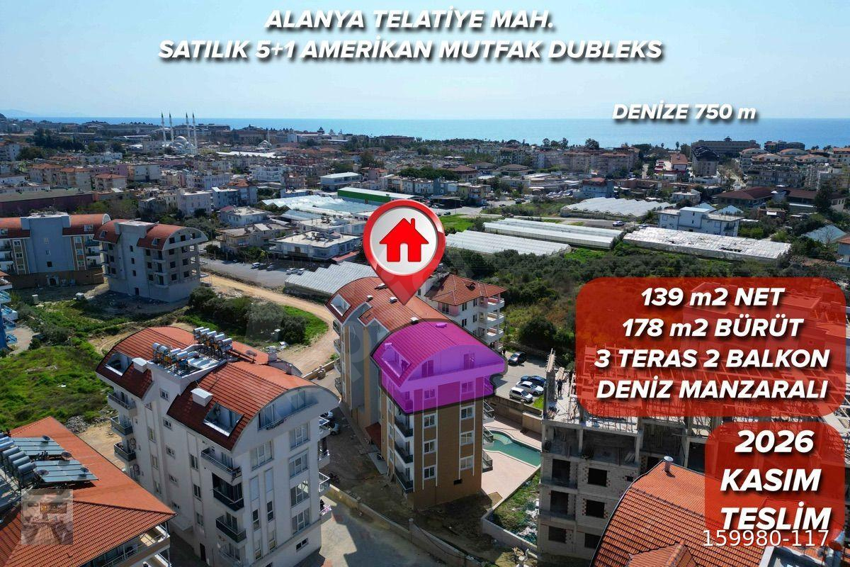Alanya Konaklı Da Satılık 5+1 Dubleks Satılık Daire