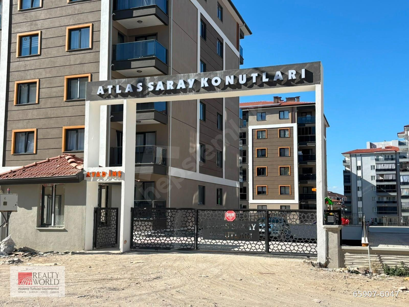 ISPARTA ATLAS SARAY KONUTLARINDA 3+1 KİRALIK DAİRE