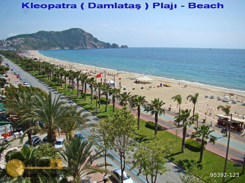 CLEOPATRA BESH HOME 2'DE HAVUZLU, EŞYALI, GENİŞ 1+1 KİRALIK DAİR
