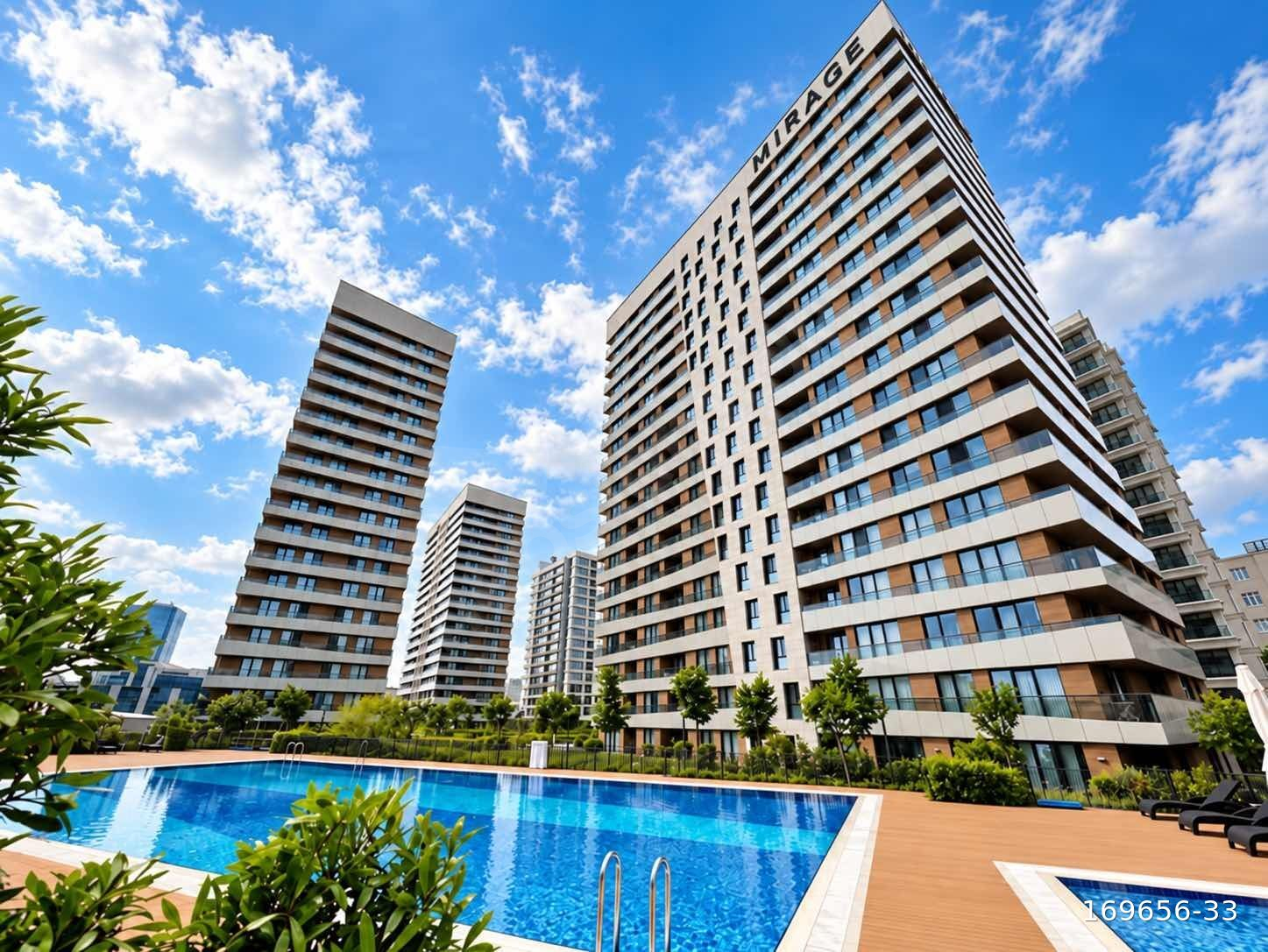 SUR YAPI MİRAGE'DA YETKİLİ OFİSTEN SATILIK 2+1 89m2 DAİRE BOŞ!
