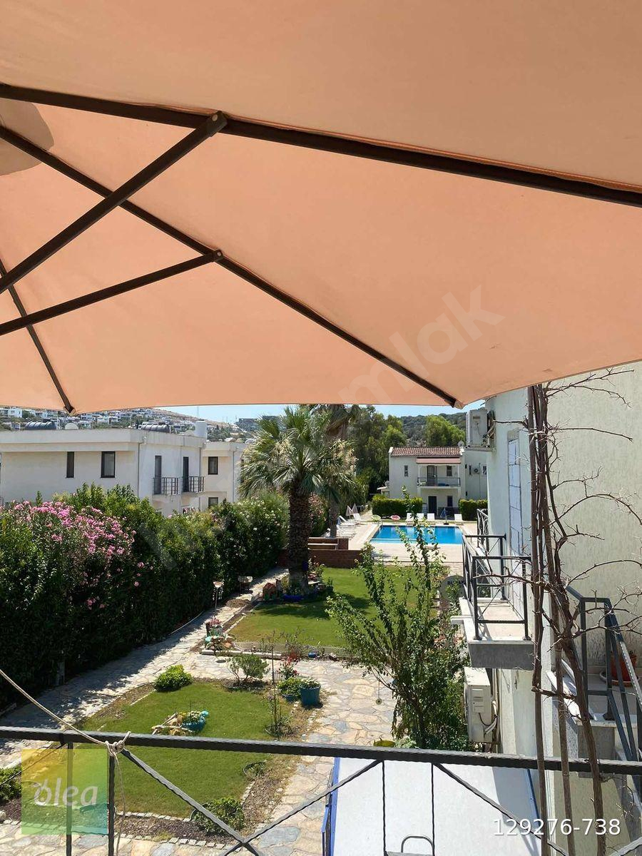 Milas Meşelik Yazlık Sitede 1+1 Havuzlu Denize Yakın Eşyalı !!!