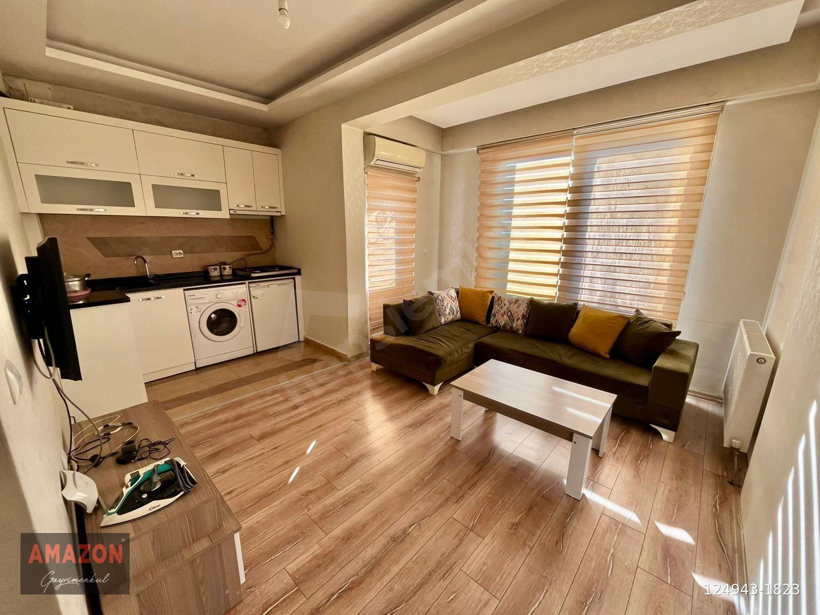 AMAZON'DAN MİLLİ EĞİTİM CADDESİNDE 1+1 EŞYALI KİRALIK DAİRE!!