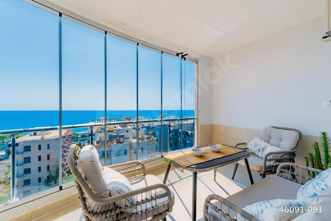 Alanya Mahmutlarda Deniz Manzaralı Satılık 2+1 Daire