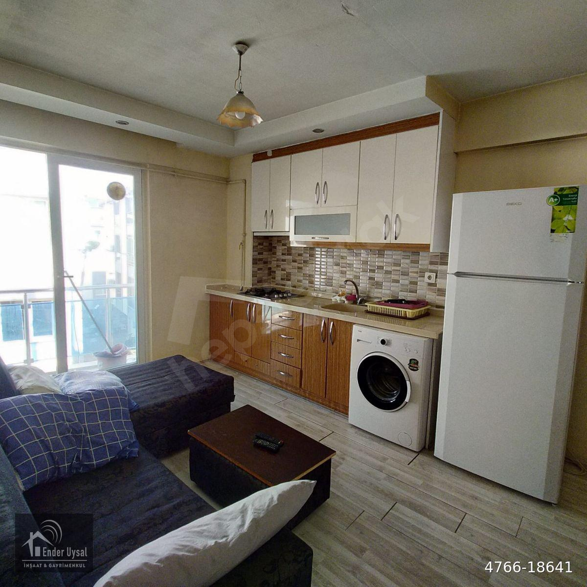 ENDER UYSAL GAYRİMENKULDEN SEVİL KAYNAK OKULUNA CEPHE 2 AYRI GİRİŞLİ EŞYALI DUBLEX DAİRE.