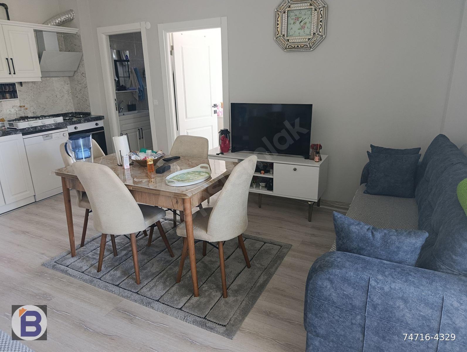 BULUT EMLAK, ATAKUM'DA SATILIK İSKANLI 1+1 DAİRE