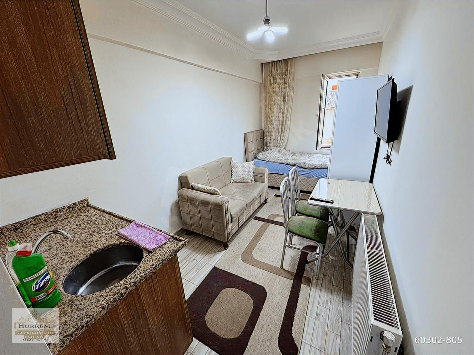 HÜRREM EMLAK tan YEDİTEPEDE KİRALIK 1+0 EŞYALI DAİRE
