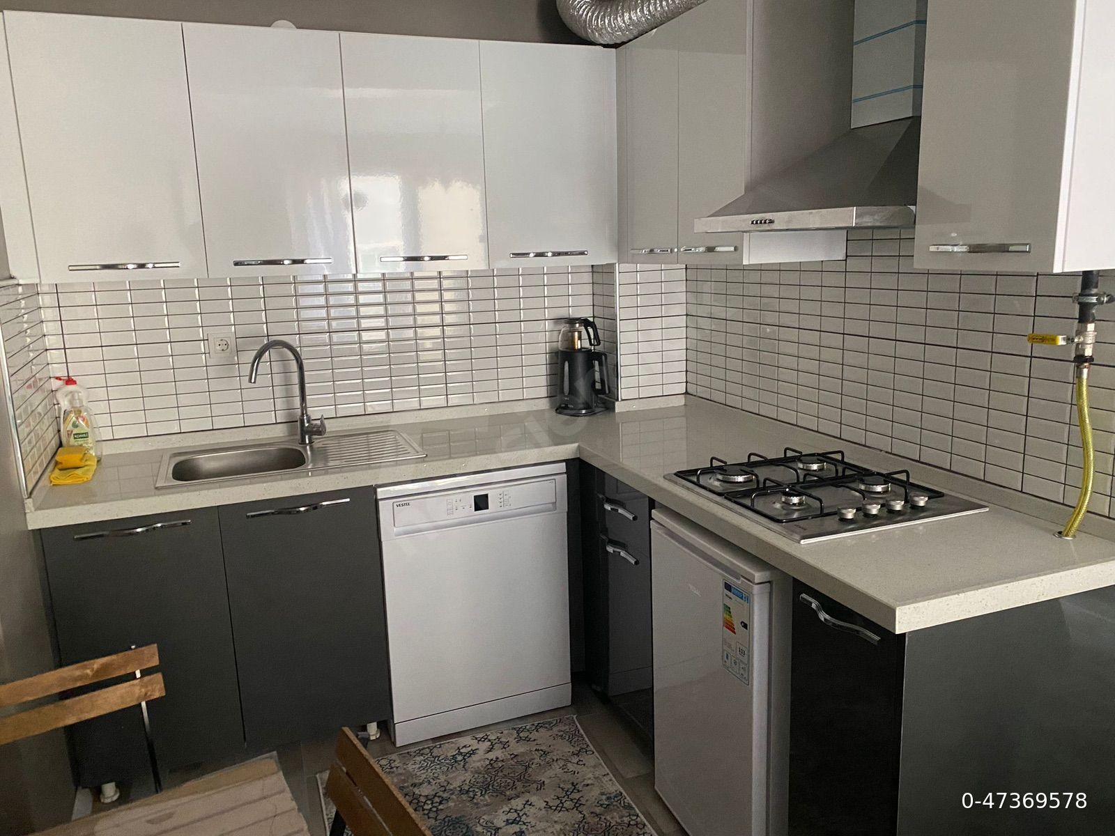 Sahibinden Merkezde Arakat Eşyalı 1+1 Temiz