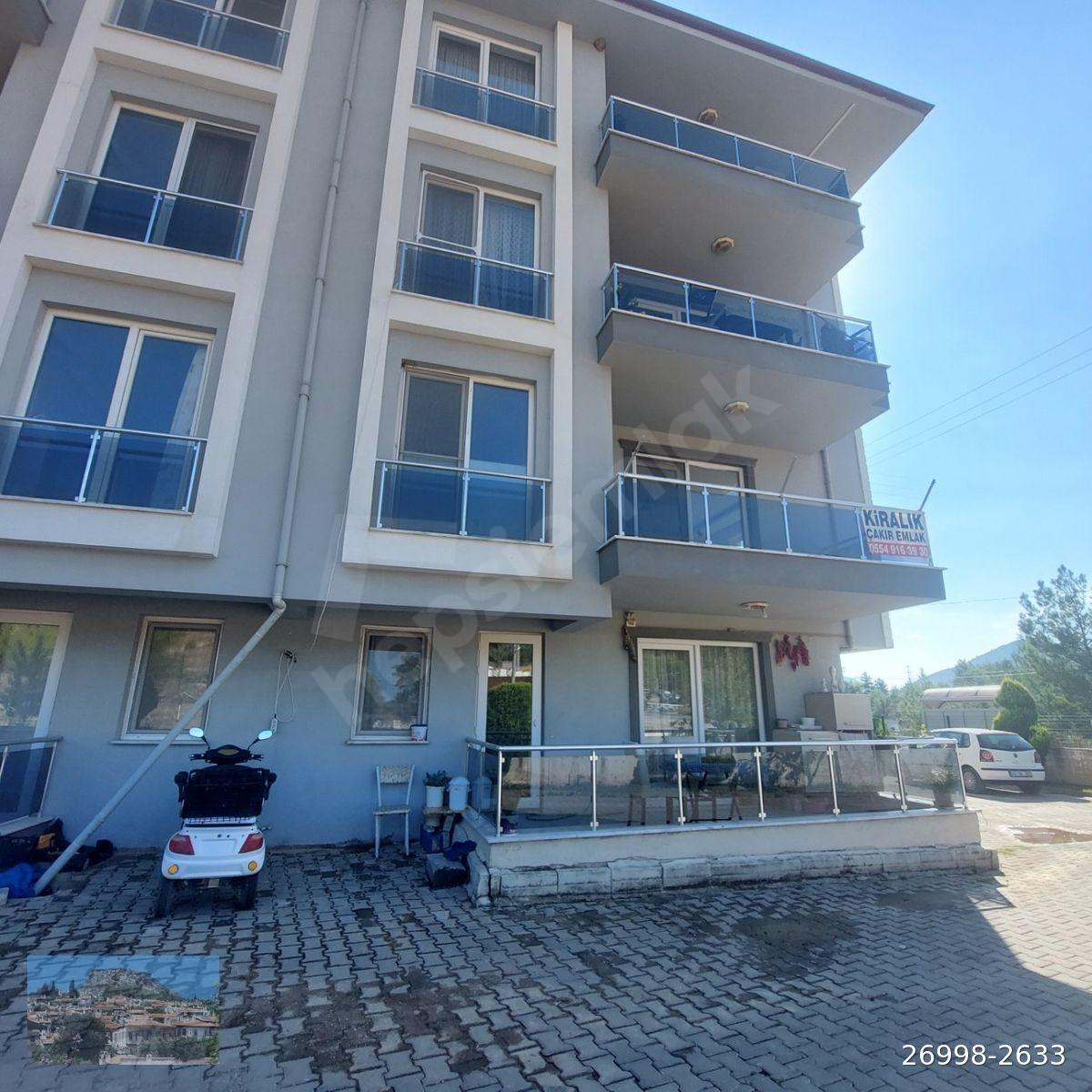 muğla merkez AKÇAOVA da 2+1 kaloriferli,asansörlü daire