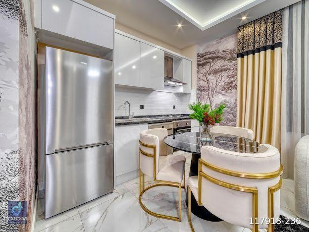 ALANYA AVSALLAR’DA AKTİVİTELİ SİTEDE LÜKS DİZAYN EŞYALI 1+1 DAİRE