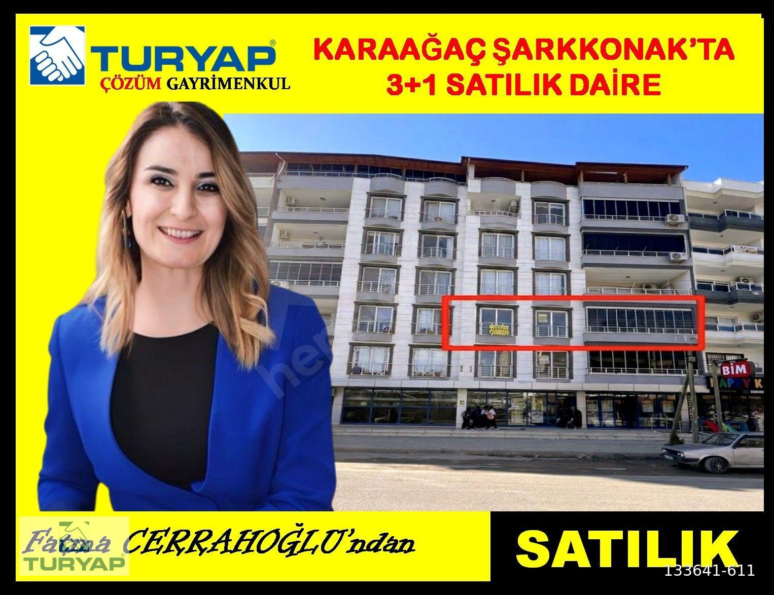 KARAAĞAÇ ŞARKKONAK MAH. 3+1 CADDE ÜZERİ SATILIK DAİRE
