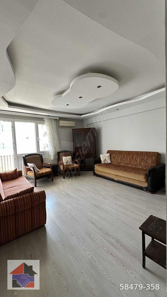 BAYRAKLI MERKEZDE SEVGİ YOLU YAKININDA EŞYALI 2+1 KİRALIK DAİRE