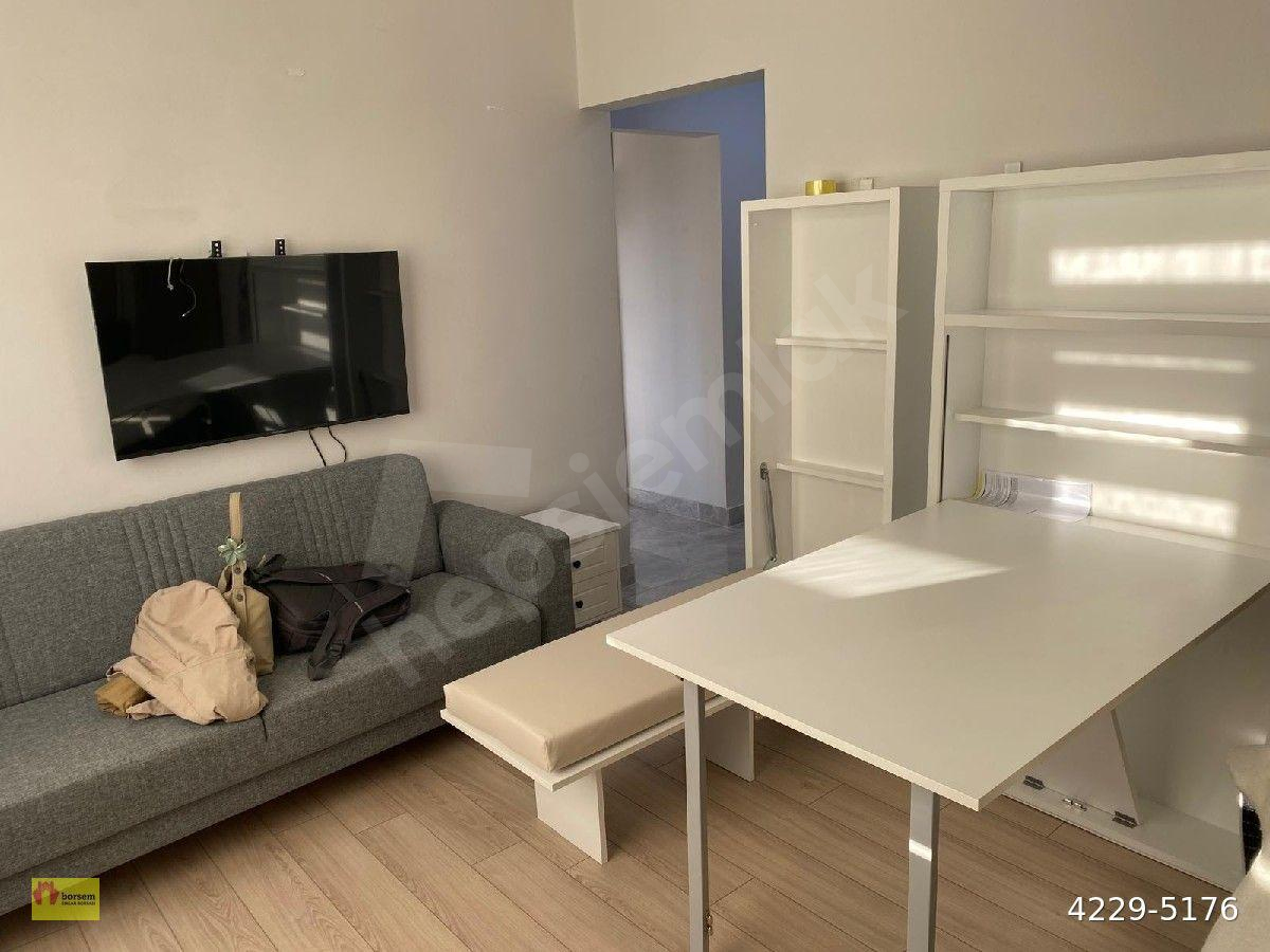 BORSEM DEN ASANSÖRLÜ İÇİ SIFIR YAPILI FULL MOBİLYALI 1+0