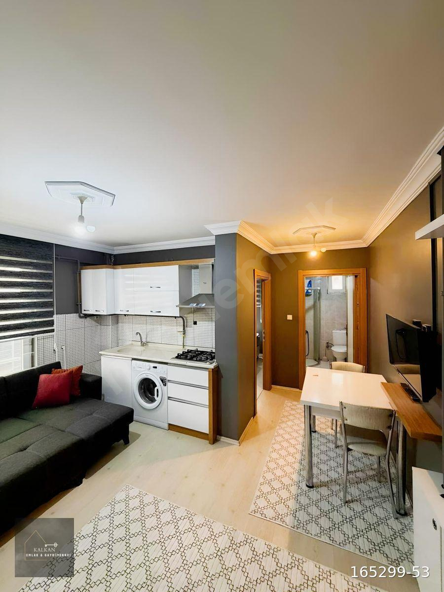 KALKAN GAYRİMENKUL'DEN ERENLERDE EŞYALI 1+1 KİRALIK DAİRE