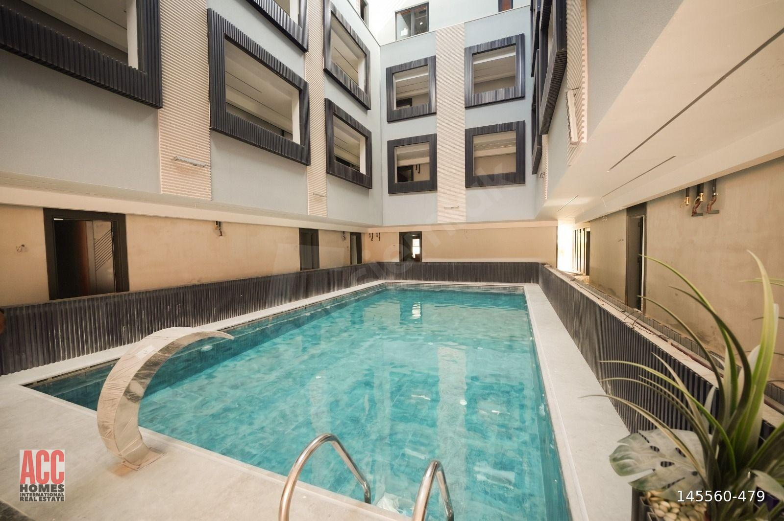 ACC HOMES'TAN DOKUMA'DA SIFIR,HAMAM, SAUNA, FİTNESS OLAN 1+1