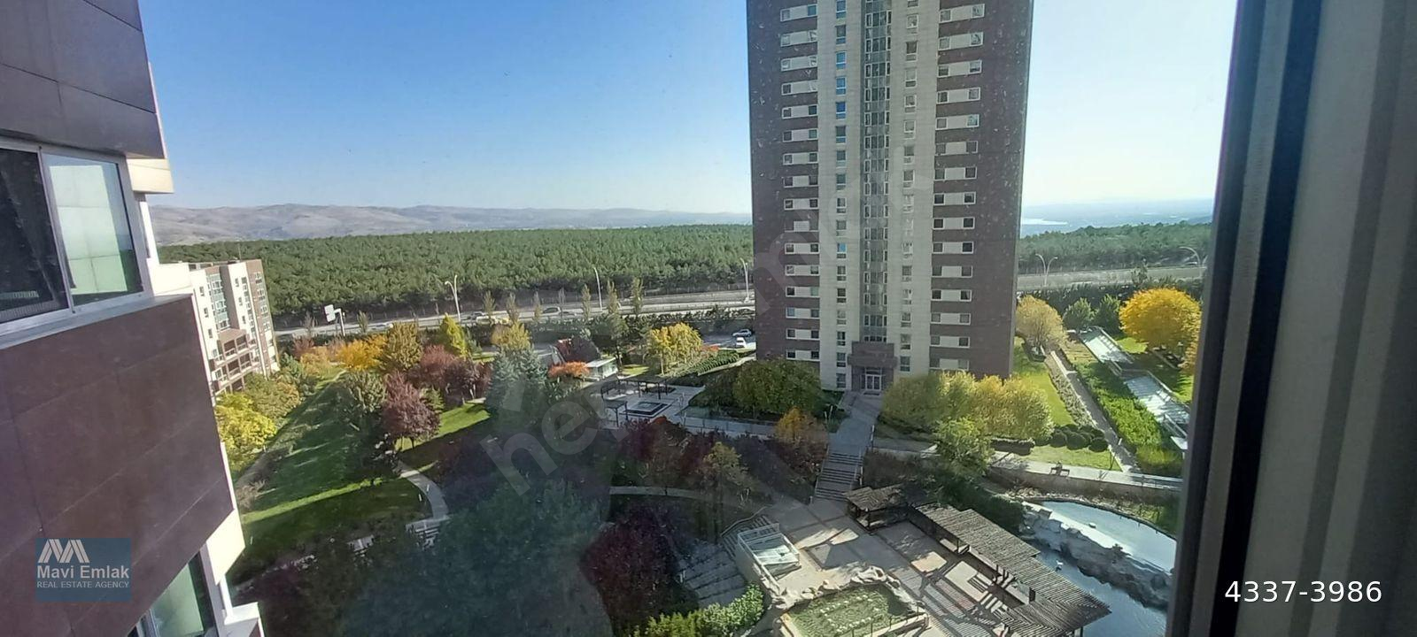 PARK ORAN KONUTLARINDA, ŞEHİR & ORMAN & GÖL MANZARALI ,BÜYÜK TİP 2+1, BAKIMLI , KÖŞE DAİRE...
