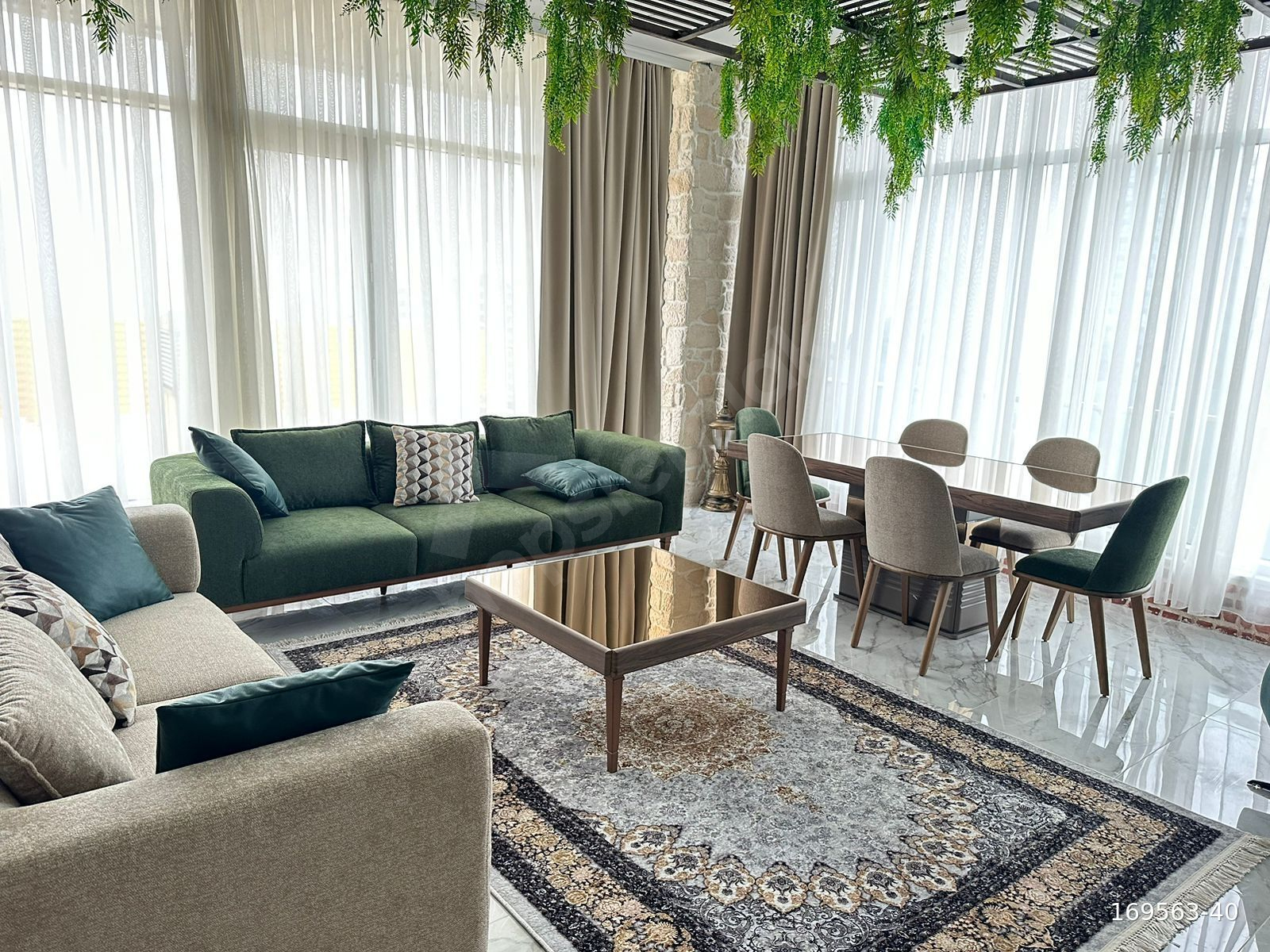 BATIŞEHİR HİRA'DAN KİRALIK EŞYALI BÜYÜK TERASLI DUBLEKS 4+2DAİRE