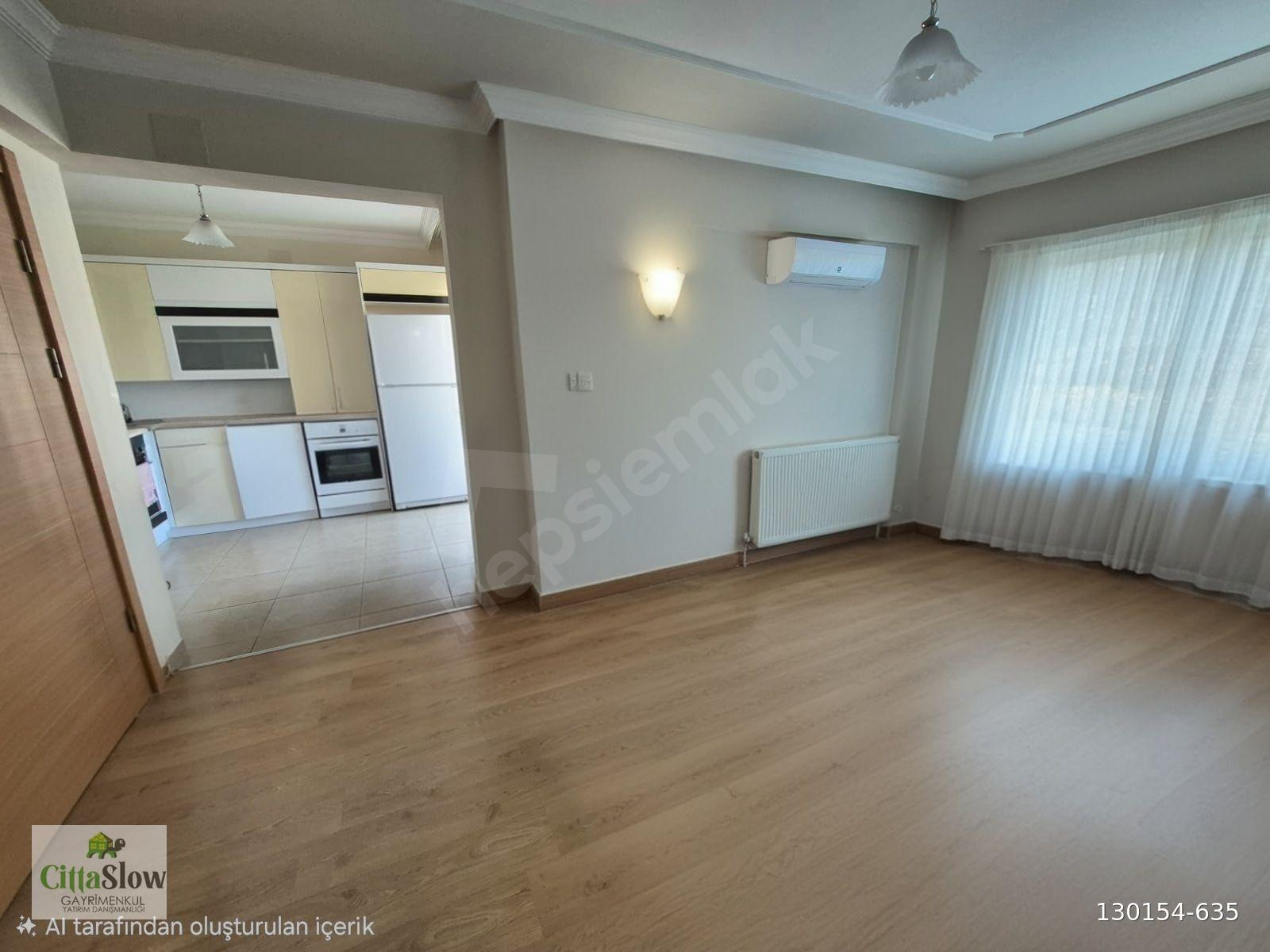 CittaSlow'dan Gelişim'de 160m2 4+1 Satılık Kaloriferli Daire