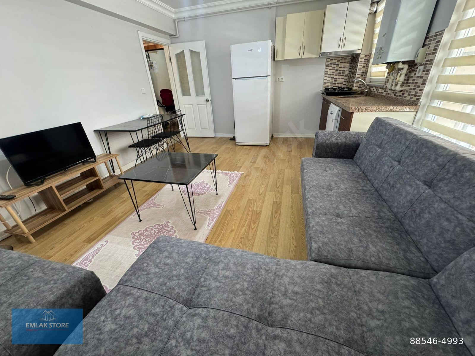 EMLAK STORE'DAN KAYIŞDAĞI MERKEZDE EŞYALI SATILIK 1+1 DAİRE