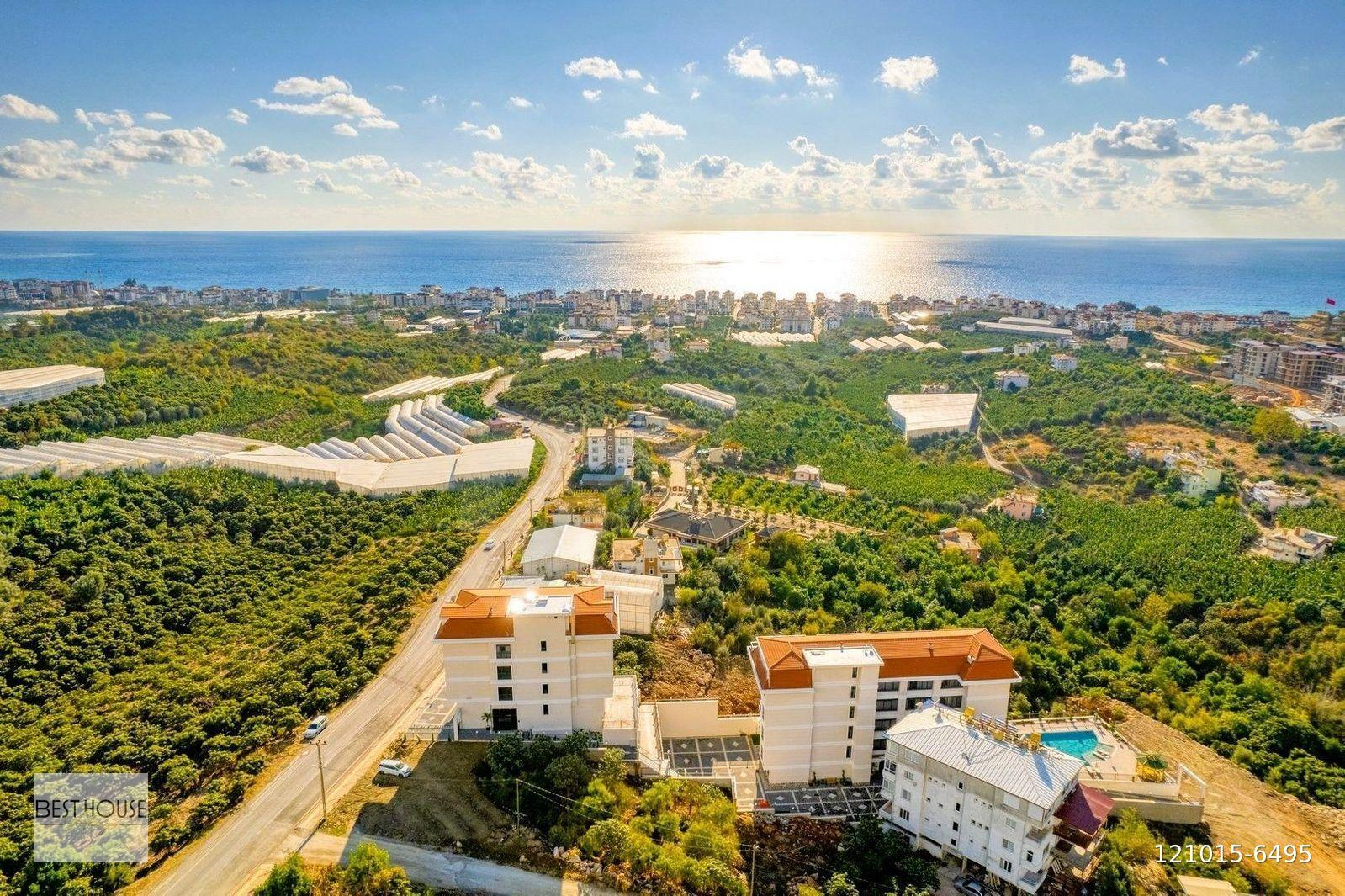 ALANYA KESTEL 3+1 FUL DENİZ MANZARA MUHTEŞEM SATILIK PENTHOUSE