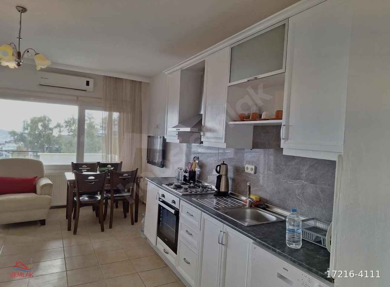 Bodrum Amiral 7 Sitesinde Deniz Manzaralı Eşyalı Kiralık 2+ 1
