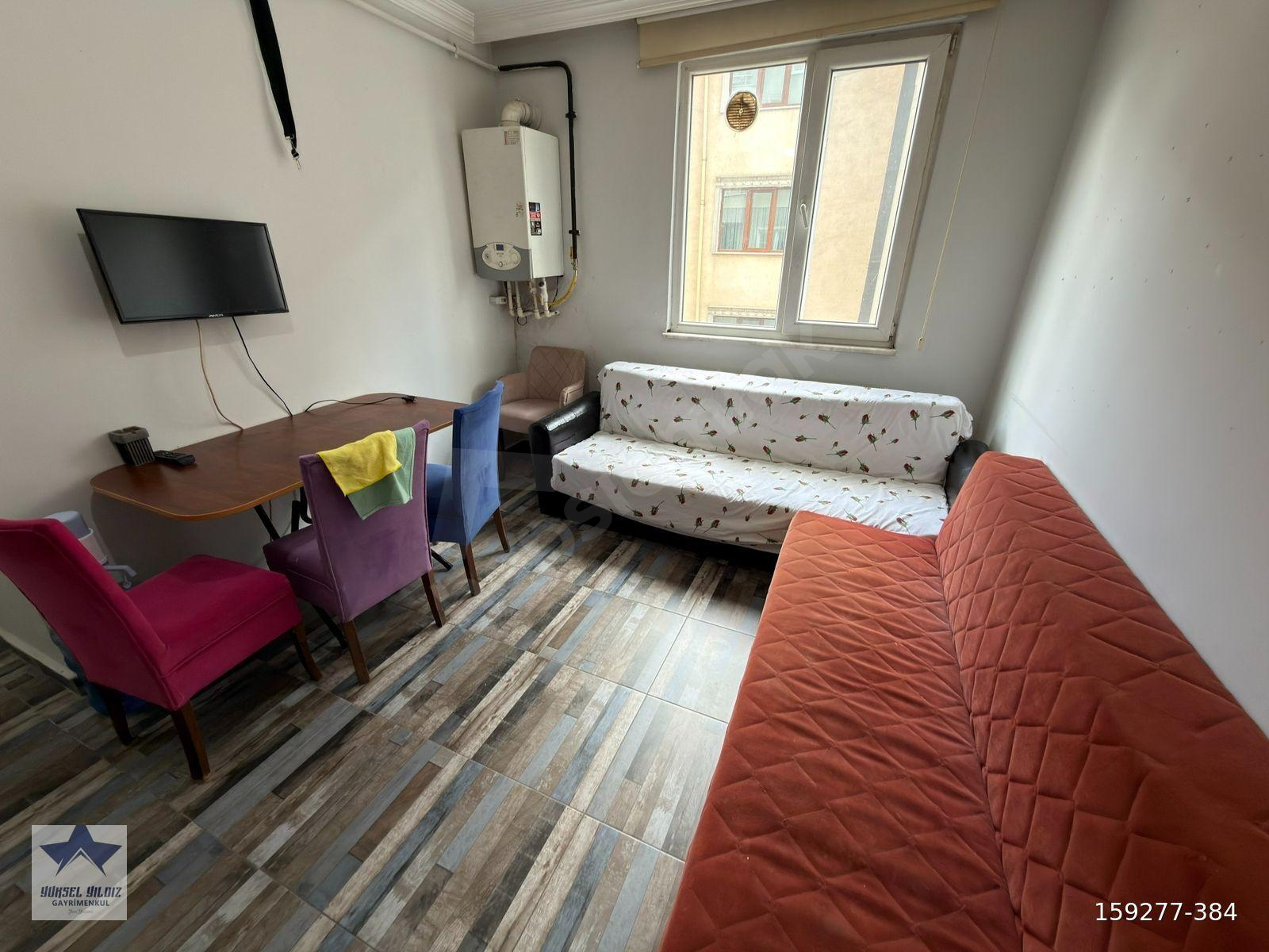 1+1 50 m2 depozitosuz eşyalı abonelikleri açık kiralık daire