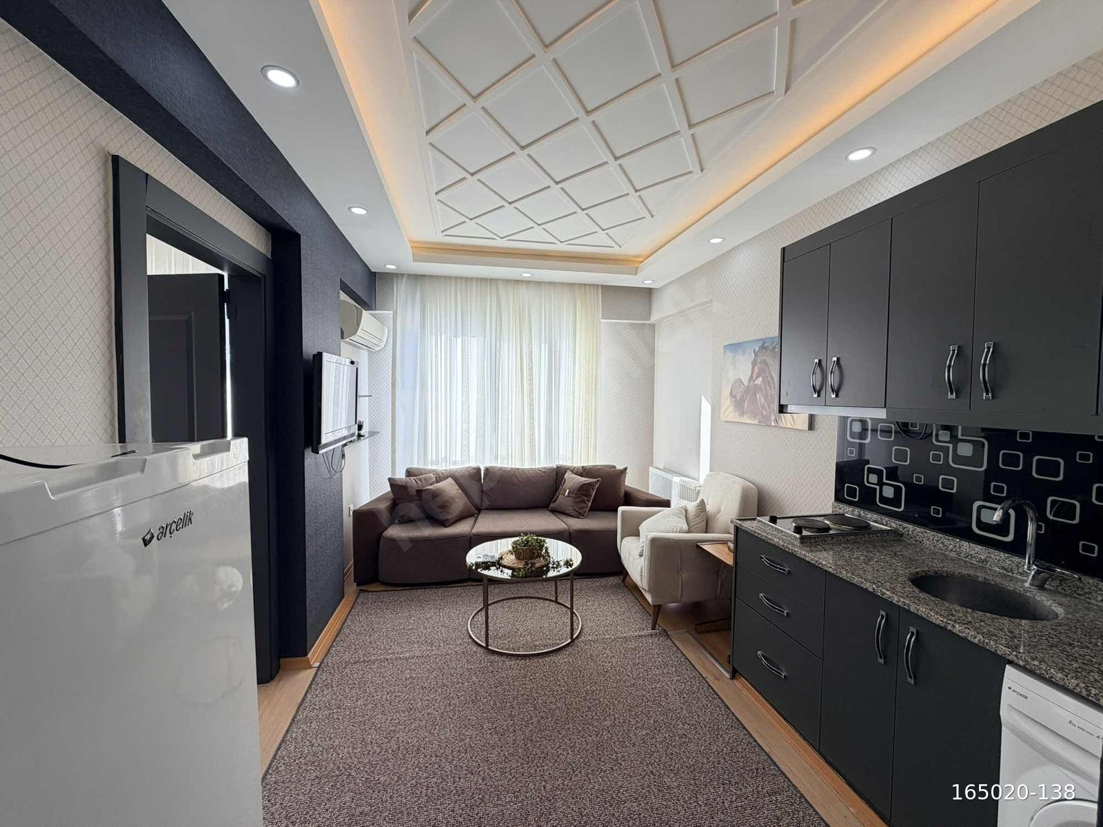 AHENK EMLAKTAN KLİMALI BALKONLU LÜKS DAİRE YEDİPEDE