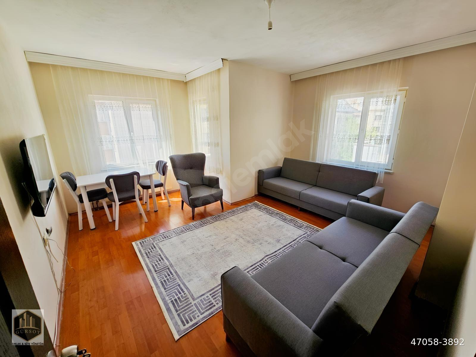 1.MURAT MAH 2+0 MOBİLYALI KİRALIK DAİRE
