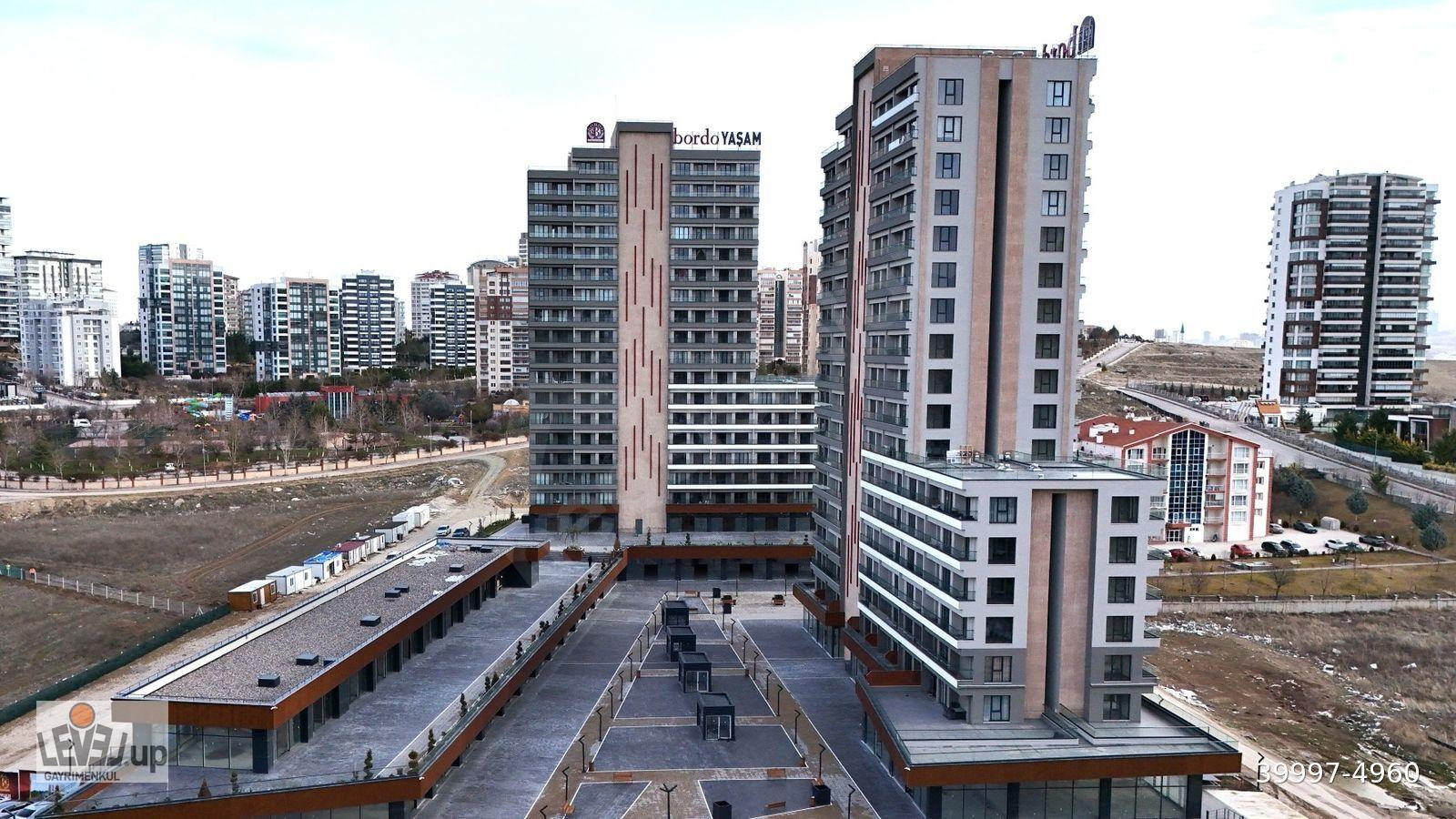 YAŞAMKENT BORDO YAŞAM KONUTLARINDA EŞYALI KİRALIK 1+1 DAİRE...