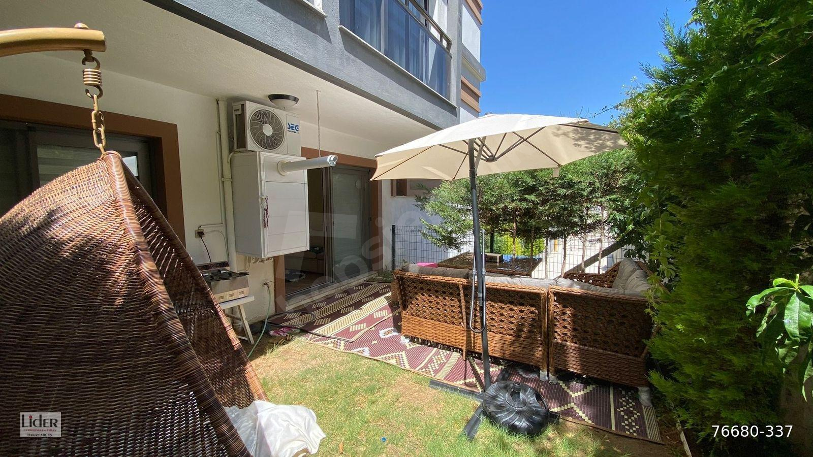 LİDERDEN KUŞADASI İKİÇEŞMELİK MAHALLESİNDE SATILIK BAHÇELİ 1+1