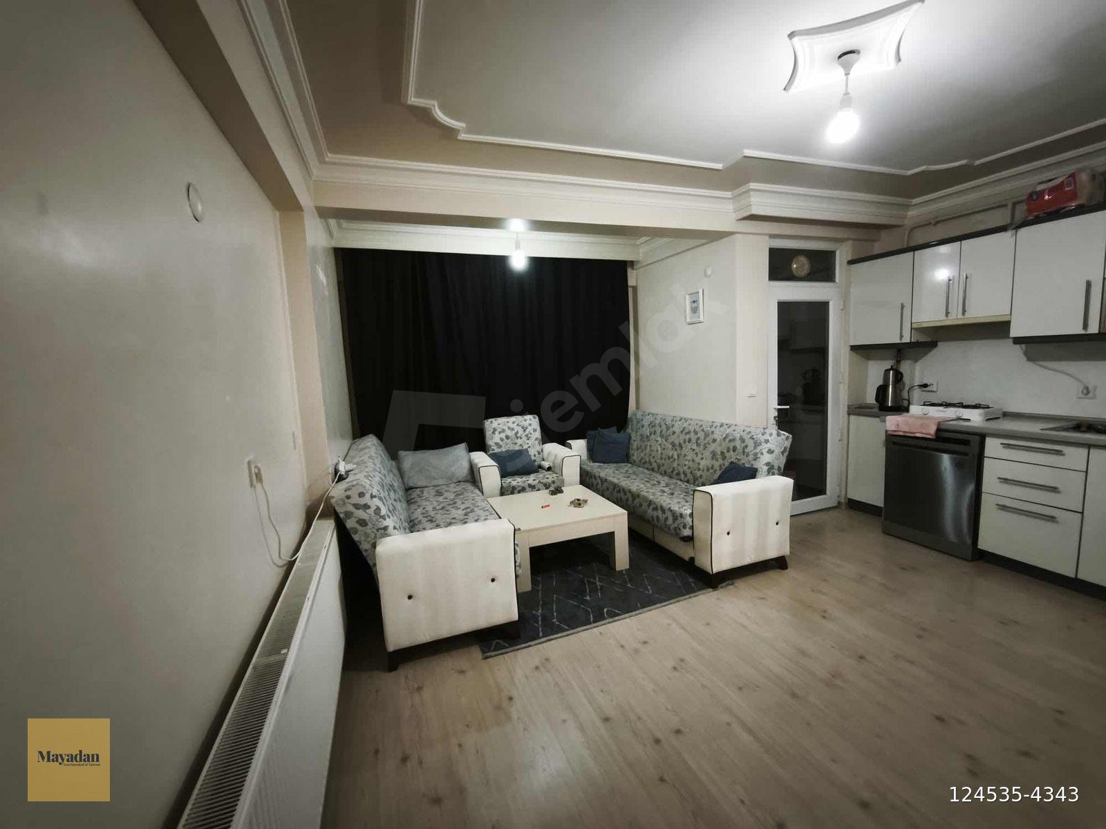 MAYADAN EŞYALI BALKONLU KİRACILI YATIRIMLIK 1+1 FIRSAT DAİRE