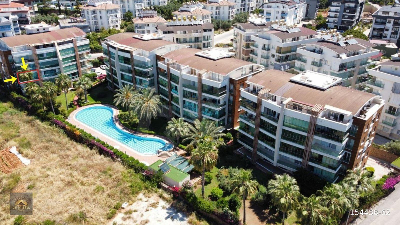 OBA MAHALLESİN DE FLOWER GARDEN 3’TE 120 M², 2+1, FULL EŞYALI LÜKS SATILIK DAİRE