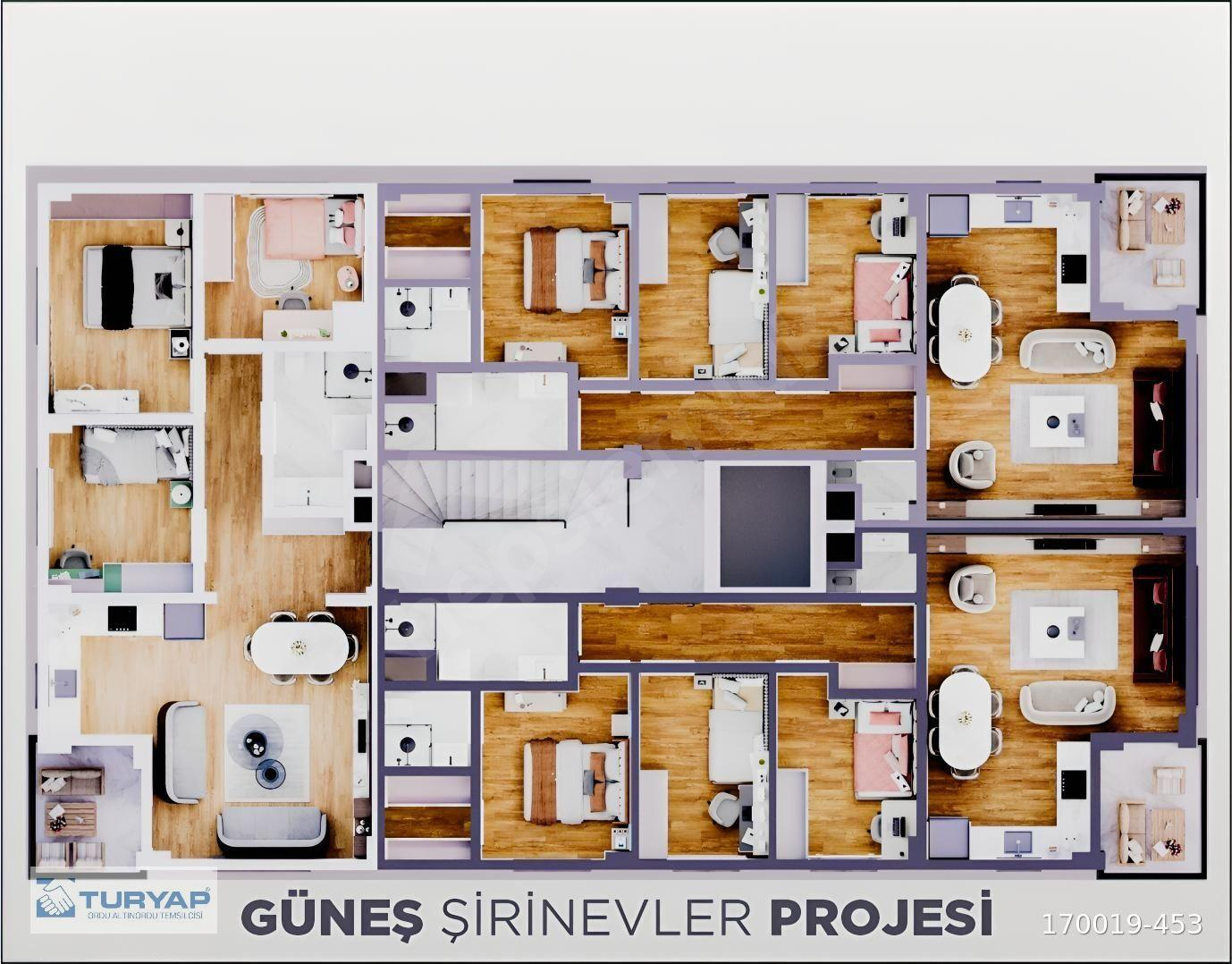 ORDU ŞİRİNEVLER MAHALESİ 3+1 SATILIK DAİRE