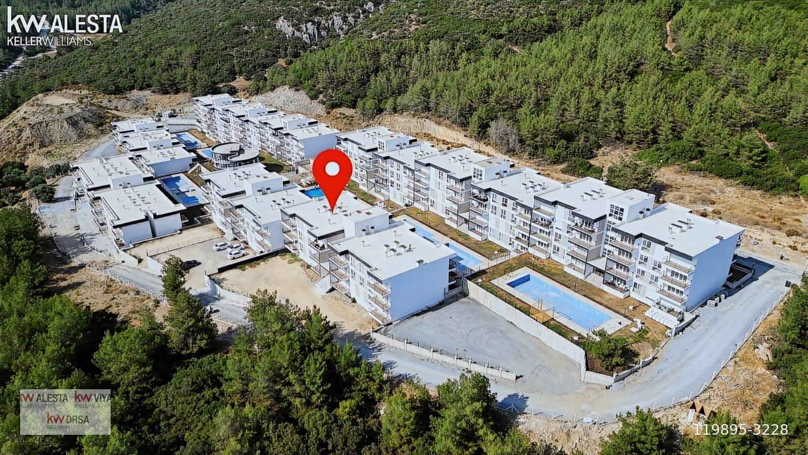 DOĞA İÇERİSİNDE KOMPLEKS SİTEDE SATILIK 1+1
