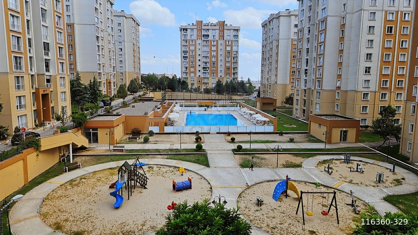 ARMADA CİTYDE ÖNÜ AÇIK HAVUZ CEPHE KİRALIK EŞYALI 1+1 75M2 DAİRE