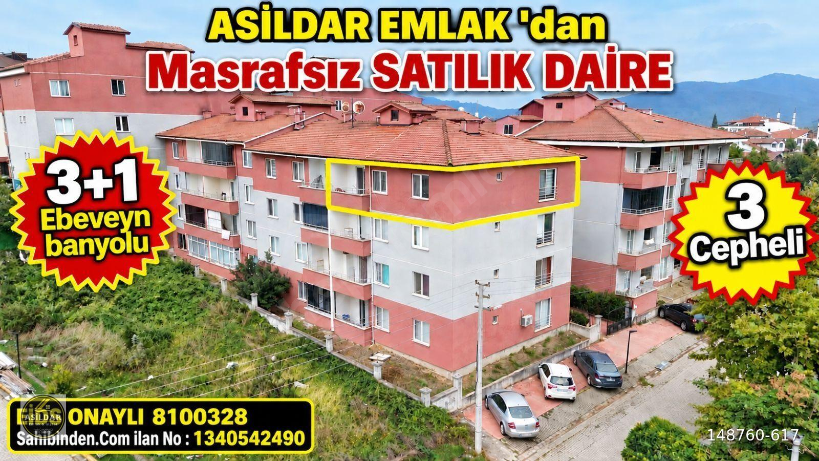 EBEVEYN BANY. ÇİFT CEPHELİ 3+1 MASRAFSIZ DAİRE