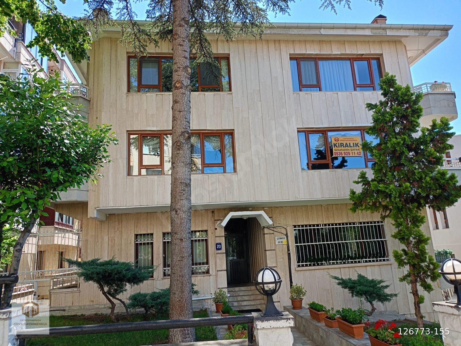 GOP. Büyükesat'da Asansörlü, Kombili, Ebeveyn Banyolu,1'inci katta Ön Cephe Yapılı Kiralık Daire