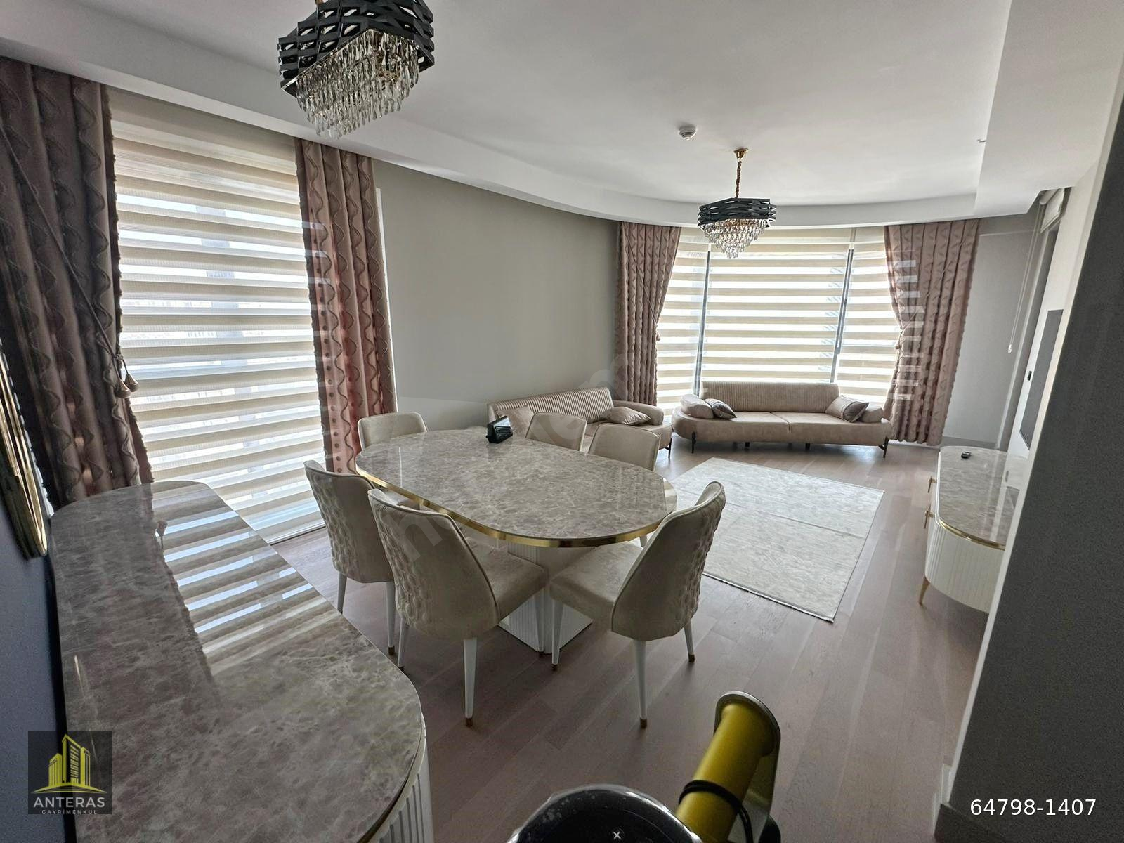 ANTARES KONUTLARINDA ANKARA MANZARALI LÜKS EŞYALI KİRALIK DAİRE