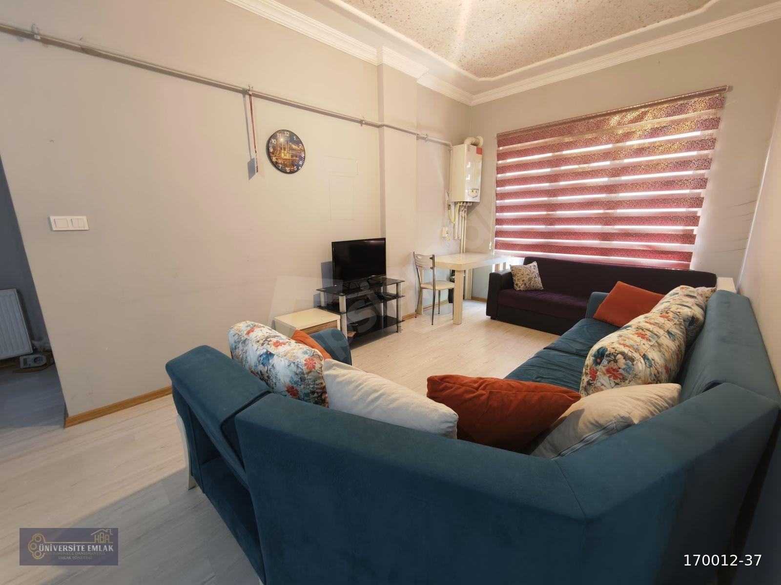 DÜZCE ÜNİVERSİTESİ YANI EŞYALI 1+1 SATILIK 72 M2 GENİŞ DAİRE